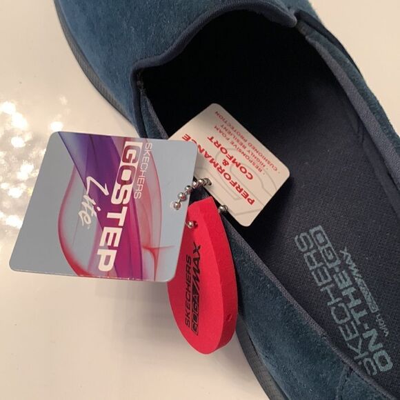 NWT Skechers Go Step Lite Suede Women’s Shoes Size 9,5 - Picture 10 of 11